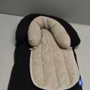 COOLBEBE Upgraded 2-in-1 Babybody Supports for Newborn Infant - Extra Soft Breathable Car Seat Insert Cushion Pad, Perfect for Carseat, Stroller, Swing, Bouncer, Black