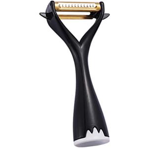 Ciieeo 2-in-1 Multifunctional Vegetable Peeler Grater with Ergonomic Handle Compact Stainless Steel Kitchen Gadget for Peeling Slicing Julienning Fruits and Veggies