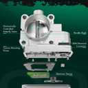 SCITOO Throttle Body TB1185 672100 16112AA380 Automotive Throttle Fit for 2016-2017 for Subaru for Crosstrek | 2011-2018 for Subaru for Forester | 2012-2016 for Subaru for Impreza