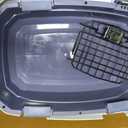 2-Door Top-Load Hard-Sided Pet Travel Carrier for Cats and Small Dogs, 19" L x 12.6" W x 10" H, Gray & Blue