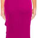 WOOSEA Women's Split Bodycon Mermaid Evening Cocktail Long Dress (S)