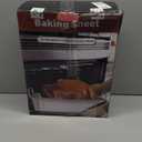 Stainless Steel Roasting Pan, 17*13 Inch Turkey Roaster with Rack - Deep Broiling Pan & V-shaped Rack & Flat Rack, Non-toxic & Heavy Duty, Great for Thanksgiving Christmas Roast Chicken Meat Lasagna