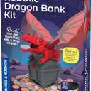 Thames & Kosmos Robotic Dragon Bank Kit | Hands-on STEM Construction Toy, Build a Mechanical Dragon Coin Bank, Explore Electric Circuits & Engineering, Educational Birthday Gift, Boys & Girls Ages 8+
