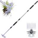 Weeding Tool with Long Handle- 60" Manual Weeder Remover Tool,Garden Tools,Portable Garden Weeder Tool for Vegetable Gardening Backyard Farm Planting & Weeding