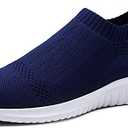 TIOSEBON Women's Walking Sock Shoes Elastic Knit Lightweight Slip on Breathable Yoga Sneakers, 41