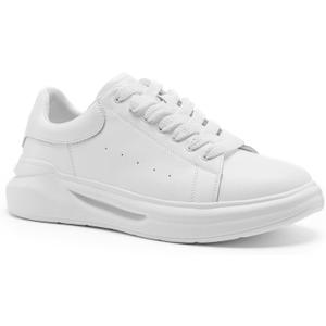 OrthoComfoot Men's Arch Support Dress Oxfords (9.5, W2-white)