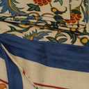 patdrea Designer Vintage Linen Extra Long Tablecloth for Rectangle Table,French Soft Floral Tablecloths,Colorful Table Cover for Kitchen Dining,Parties,Christmas,Thanksgiving,Party,67"x118"-Puno