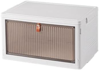 RLPPBMD Shoe Cabinet Transparent Shoe Box Folding Shoe Box Storage Box Free Installation Shoe Rack Assembled Plastic Shoe Cabinet Shoe Rack (Color : White, Size : A), 4 Pack