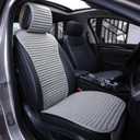 Car Seat Covers Buckwheat Hull Universal Car Seat Covers,Bottom Seat Covers for Cars,Truck Seat Covers,Car Seat Cushion Protector Mats Pad,Gray Front Seat
