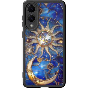 DEENAKIN for Samsung Galaxy S25 Edge Case Cute, Translucent Matte Cover | Compatible with Magsafe,Trendy Aesthetic Floral Retro Western Coquette Protective Slim Phone Case for Women Girls