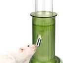Mini&moe Hamster Water Bottle No Drip  4 oz Guinea Pig Water Bottle for Glass Tank with Stand Leak Proof Small Animal Water Dispenser for Gerbil Chinchilla Ferret Squirrel Hedgehog