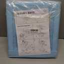 GRANNY SAYS Shoe Organizer for Closet, Fits up to 8 Pairs, 2 Pack Shoe Cubby Storage Containers with Side Mesh Pocket and Flip-Top Lids, Blue (Max Foot Length: 6")