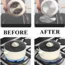 Heat Diffuser for Glass Gas Stove, Heat Diffuser Plate Induction Cooktop Adapter Plate with Removable Handle, Induction Plate Adapter Converter Disk 7.9inch