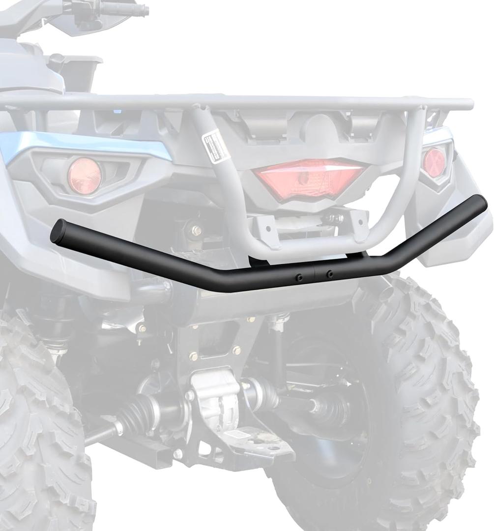 XT Rear Bumper for Can Am Outlander 450 500 570 L Max 2015-2024 Accessories, Heavy Duty Steel Tube Combined Rear Bumper Brush Guard Protector Replace#715001911