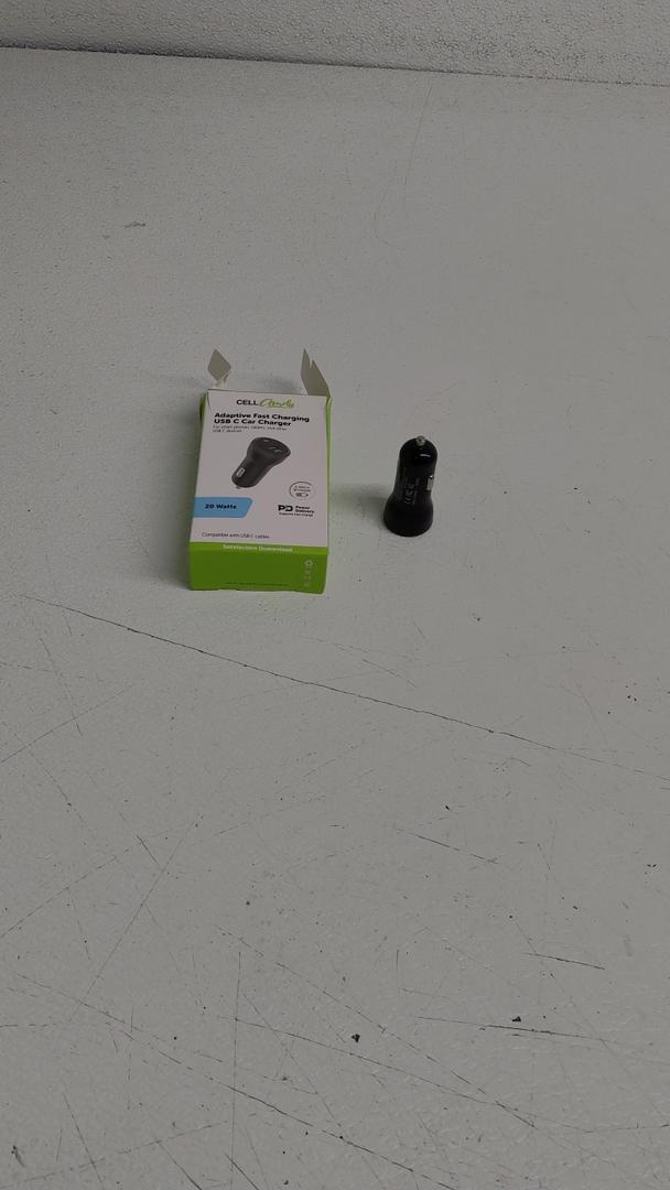 CELL CANDY ADAPTIVE FAST CHARGING USB C CAR CHARGER 20 Watts
