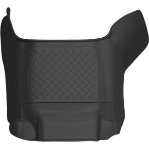 Husky Liners X-act Contour Floor Mats | Fits 2009-2024 Dodge Ram 1500 Crew Cab (19-24 Classic Body Only) 2010-2026 Ram 2500/3500 Crew & Mega Cab Only | Center Hump, 1-pc Black - 53541