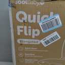 Jool Baby Quick Flip Toilet Seat with Built-in Potty & Splash Guard for Toddler Training, Slow Close (Elongated)