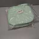 2 x Travel Makeup Bag for Women, Large Capacity Cosmetic Bags for Girls, Compact Pouch Make up Organizer, Waterproof Toiletry Bag with Divider and Handle (Green2)