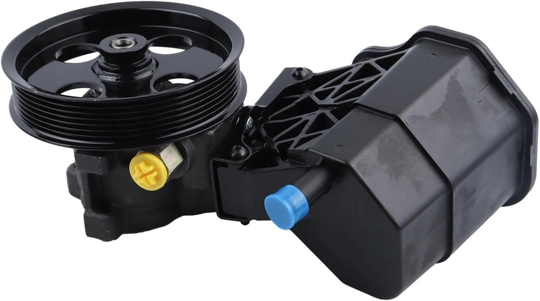 Power Steering Pump with Pulley & Reservoir FIT 2002-2007 Dodge Ram 1500, Replace 96-70269, 20-70269, 3.7L/4.7L/5.7L/5.9L V6/V8