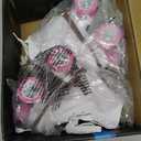 Chicago Rink Roller Skates for Girls & Boys Durable Top Performance Indoor/Outdoor Use Skate Shoes with Padded Ankle Collar, Lace-Up & Velcro Strap 54mm Urethane Wheels, Semi-Precision Bearings (Size: Girls / Boys - J10, White)