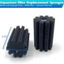 2 x Aquarium Sponge Filter Replacement Sponges (4-Pack) for Small(5-20 Gallon)
