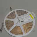 EMITEVER COB LED Strip Lights Waterproof IP67, 3000K Warm White Outdoor 24V Dimmable Silicone LED Tape Lighting 16.4ft High Density, 300+LM/ft, 2400LEDs,3W/ft, UL Listed (Power Supply Not Included)