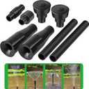 Water fountain nozzle for Garden, Ponds, Tabletop Fish Ponds, 8 pcs of Set, 2 Fountain Shaped, (size-S