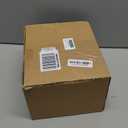 Ceramic Silver Flower Vase, Crinkle Paper Shape, Metal Decorative Home Accent (Large)