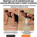 2026 New Pushup Board -push Up Machine for Beginners -With LED Smart Counter -Ergonomic Workout Equipment-for Strength Training & Home Fitness Training Grey,34.5 * 24cm