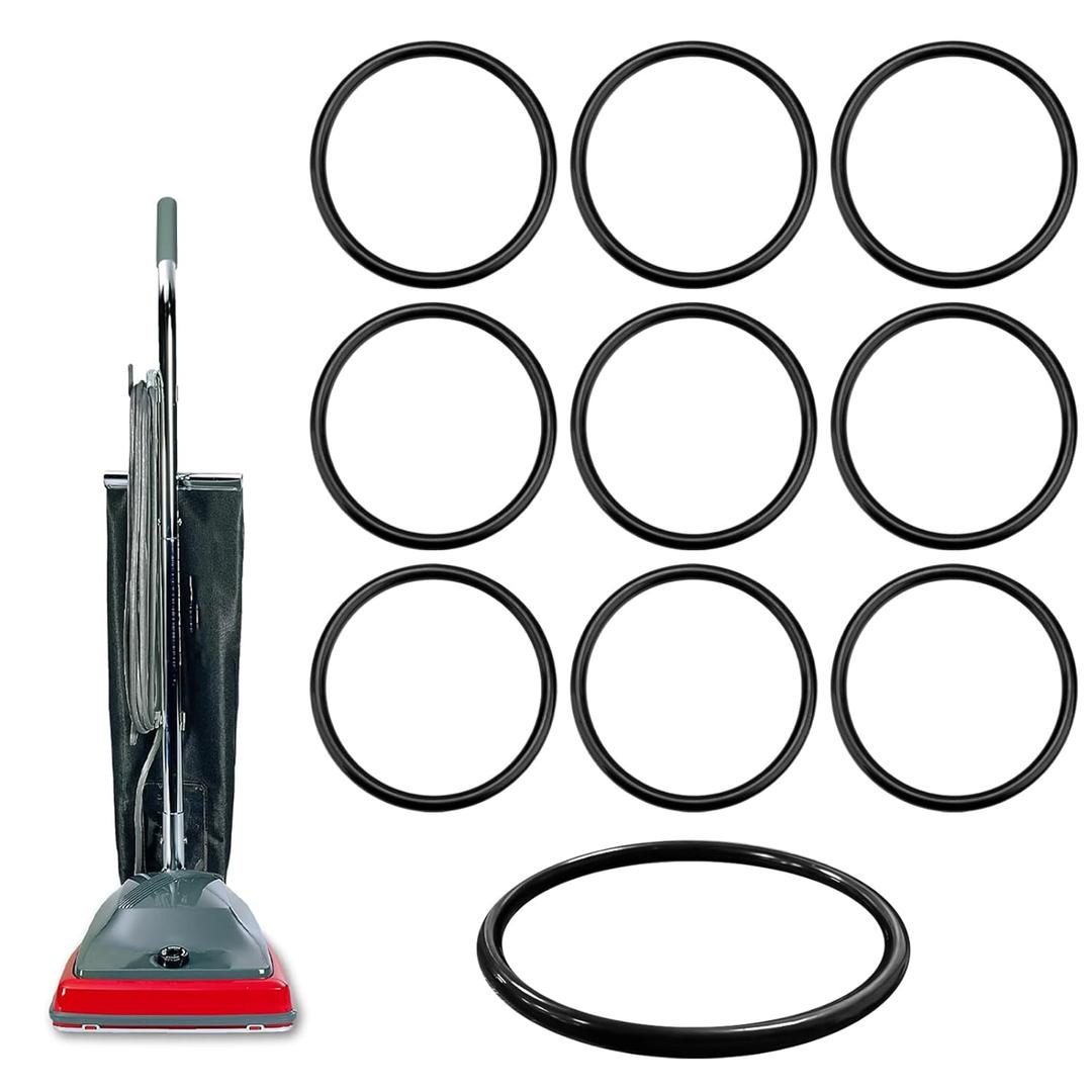 30563B Vacuum Belt for Sanitaire Eureka Commercial Upright Vacuum Cleaner, 66100 Round Vacuum Cleaner Belts for Sanitaire Eureka Style RD, SC679, SC684, SC688, SC886, SC887, SC888, SC899-10 Pack