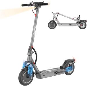 iENYRID Adults Electric Scooter, 800w Peak Outuput Motor(500w substained), 22mph Speed 22miles Max Range, 10'' Solid Tires, Turn Signals, Dual Suspensions, Portable Lightweight E Scooter -M1