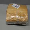 SHEUTSAN 500 Pack Kraft Bags with Window, 3.5 x 5.5 Inches Stand Up Storage Pouches Ziplock Sealing Packaging Paper Bag Resealable Sample Bags for home and business use