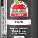 Apple Barrel Acrylic Paint in Assorted Colors (16 Ounce), 21148 Black (16 Fl Oz (Pack of 1))