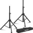 Vondynote Tripod Speaker Stands Pair PA DJ Heavy Duty Speaker Stands Adjustable Height 36.6"-54.9" Tripod Stage Stands with a Carrying Bag, All Steel Construction