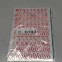 1880 Pcs Iron on Letter and Number 0.75 Inch A-Z Heat Transfer Letter Number 20 Sheet Adhesive 0-9 Alphabet DIY Fabric Vinyl for Clothing Printing Decor(Black, White, Silver, Gold, Red)