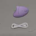 TECKNET Ergonomic Mouse, Rechargeable 2.4G+Bluetooth Vertical Mice 6 DPI Adjustable, Wireless Optical Carpal Tunnel Mouse Right Hand, Multi Device for Laptop, PC, Computer, MacBook - Light Purple
