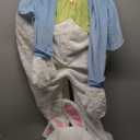 Morph Easter Bunny Costume Adult Deluxe Rabbit Mascot Outfit for Men - Perfect for Easter Costumes and Events (Large)