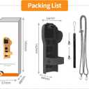 Pocket 3 Protective Case with Magnetic Storage Slot Bump-Proof Dust-Proof Portable Plastic Shell Cover for DJI Osmo Pocket 3 Gimbal/Lens/Screen Accessories