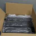 Shoe Rack Organizer 6 Tier Metal Organizer Shelf with Industrial MDF Board and Layer Fabric for Entryway Closet Bedroom Living Room Garage,Black & Rustic Brown (Black+Rustic Brown, 6 Tier)