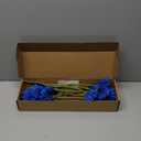 IPOPU Royal Blue Flowers Artificial Poppies 10PCS Real Touch Faux Poppy Flowers 13" Blue Fake Poppies for Vase Floral Centerpieces, Tables, Wedding Decorations, Reception