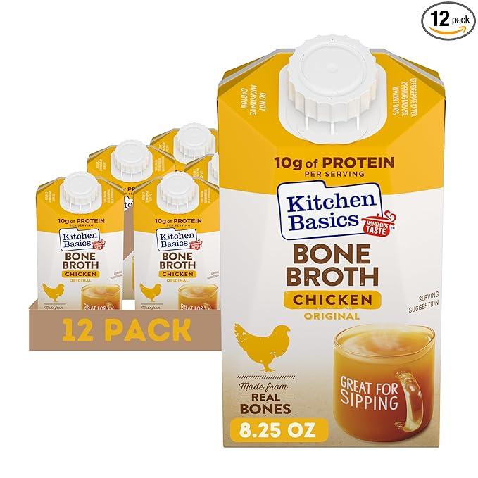 Kitchen Basics Original Chicken Stock, 8.25 oz. Carton 12 Pcs 08/Dec/2027