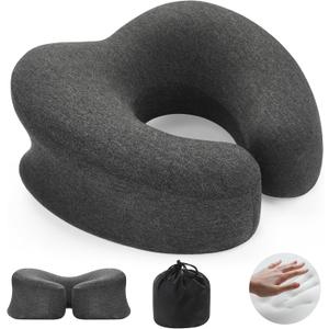 UlaekBreathe Easy Face Down Pillow,Desk Napping Pillow, Massage Face Down,Comfortable Breathable Cover,Ergonomic Multi-Use Comfort for Home, Airplane, Salon (Dary Gary)
