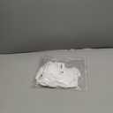 MANGOPOP Women's Round Neck Short Sleeve Bodysuit T Shirts Basic Body Suit Tops, White,X-Large