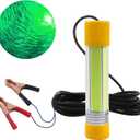 OROOTL Underwater Fishing Light Super Bright 16000 Lumens 21.5W 12V LED Night Fishing Light Deep Drop Fish Lamp Fishing Bait Finder for Shrimp Prawns Squid Boat Dock, Green