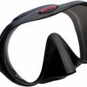 Hollis M1 Frameless Scuba Diving Freediving/Spearfishing Dive Mask (Black)