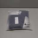 EMUST Dog Coats for Small Dogs with Leash Hole, Reversible Quilting Winter Jacket Thick Plush Lining for Cold Weather Pet Clothes, Royal Blue, L