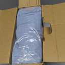 4 Pack Baby Muslin Swaddle Blankets 47" x 47", 100% Cotton Swaddle Wrap for Boys Girls, Ultra Soft Breathable Receiving Blanket for Newborns, Dusty Blue & Sage Green & Grey & Sepia