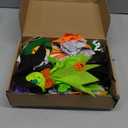 Zomiboo 9 Pack Halloween Decoration Hanging Ghost Pumpkins Decorations Tree Scary Pumpkin Witch Spider Bat Straw Windsock Pendant for Patio Lawn Garden Spooky Party