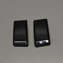 Jogon Real Carbon Fiber Roof Luggage Rack Cover Trim for Ford Bronco Raptor Wildtrak Big Bend Everglades 2021 2022 2023 2024 2025, Front Roof Screw Molding Shell Cap (Glossy CF)