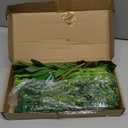 QUOZUO Bearded Dragon Tank Accessories for Habitat, Terrarium Hanging Plants Artificial Leaves Reptile Hide, Leopard Gecko Tank Accessories Hide Terrarium Decor for Lizard Geckos Chameleon Snake